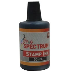 Zwarte Stempelinkt In Fles Van 50ml Nurgun 5050 Stamp Ink