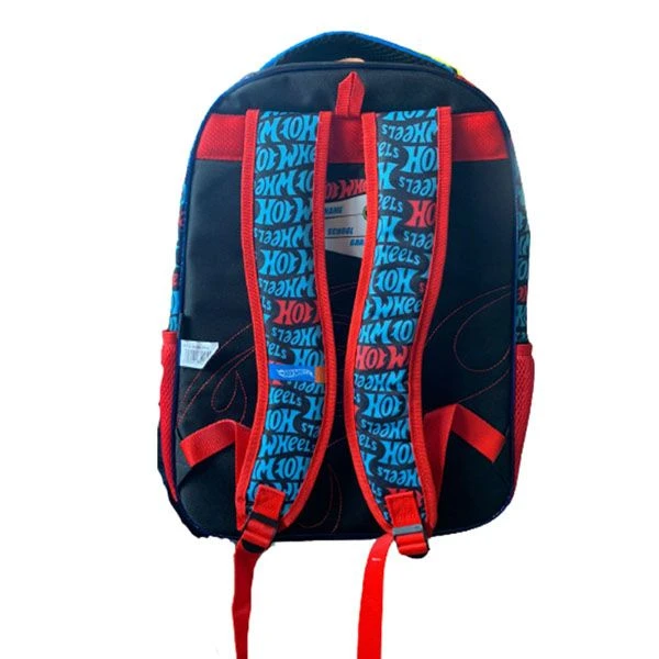 17" Hot Wheels Rugtas Schooltas Backpack Jongens 5 17" Hot Wheels Rugtas Schooltas Backpack Jongens - Afbeelding 3