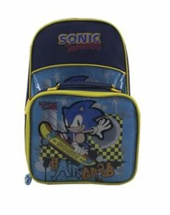 Rugtas Met Lunchtas Sonic 11" Schooltas Met Lunchbag -Kantoorbenodigdheden 1117974 1 1