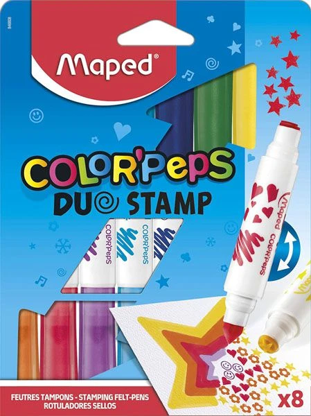 Colorpeps Viltstiften Maped846808 Stempelstiften Uitwasbaar 3 Colorpeps Viltstiften Maped846808 Stempelstiften Uitwasbaar