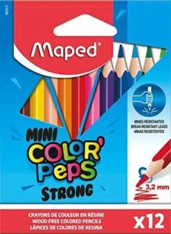 Maped Mini Kleurpotlodenset 862812 |12 Mini Strong Kleurtjes