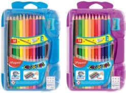 Maped Kleurpotlodenset + Veger + Slijper| 832032 Set Van 12