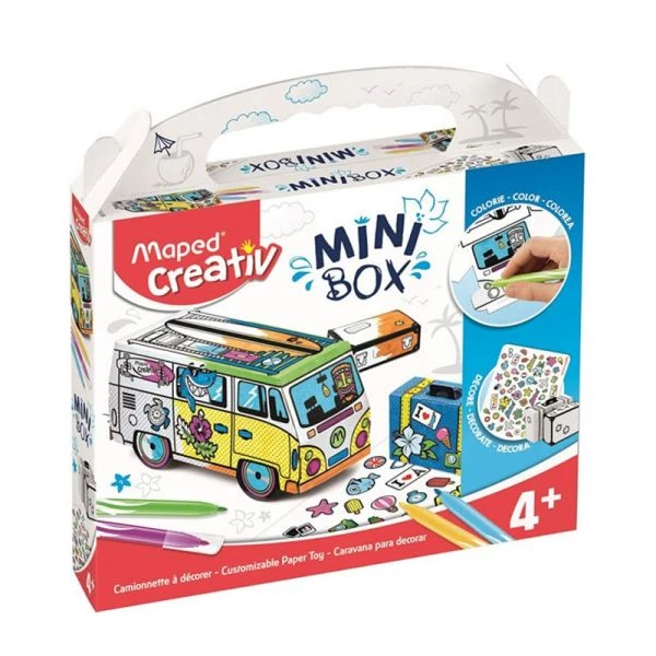 Maped Creativ MiniBox Voor Kleuters 907017|PapertoyCraft Kit 5 Maped Creativ MiniBox Voor Kleuters 907017|PapertoyCraft Kit - Afbeelding 3