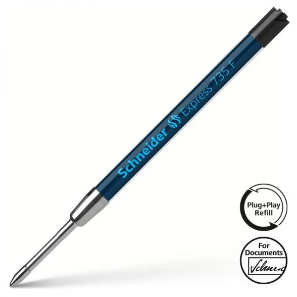 Schneider Penvulling Express 735 F|Zwart #7351 4 Schneider Penvulling Express 735 F|Zwart #7351 - Afbeelding 2