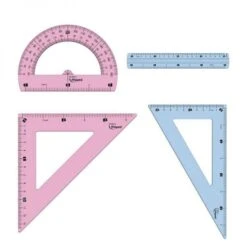 Maped Maxi Liniaalset 981705, Tekenset 20cm/8" - Set/4 -Kantoorbenodigdheden 1124115 1 1