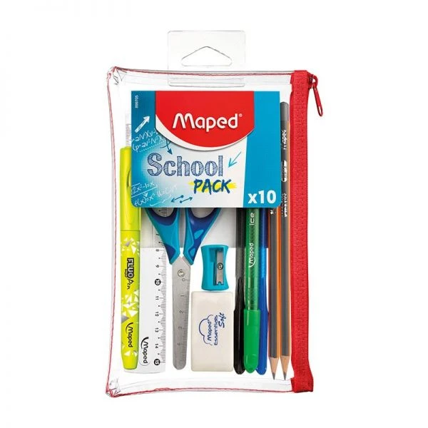 Maped 'School' Pennenset 899705, Liniaalset, Set Van 10 4 Maped 'School' Pennenset 899705, Liniaalset, Set Van 10 - Afbeelding 2