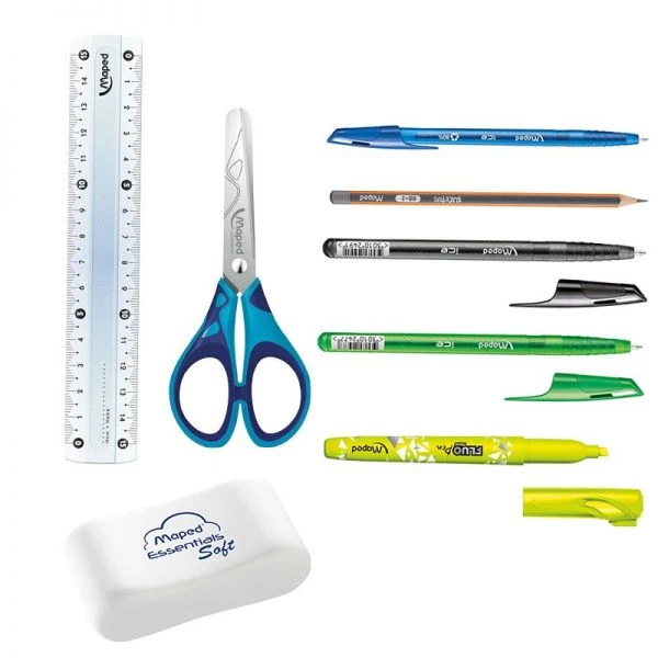 Maped 'School' Pennenset 899705, Liniaalset, Set Van 10 5 Maped 'School' Pennenset 899705, Liniaalset, Set Van 10 - Afbeelding 3