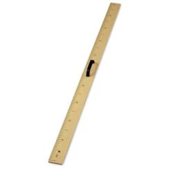 Bordliniaal Van Imitatiehout 100cm Fapi Schoolbord Liniaal