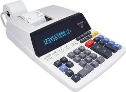 Sharp 12-digit Comp-printing Calculator #EL-1197P111 Telrol -Kantoorbenodigdheden 1125143 1