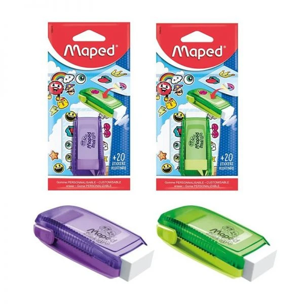 Maped Veger 120410 Met Art Stickerset, Potloodgum, Eraser 4 Maped Veger 120410 Met Art Stickerset, Potloodgum, Eraser - Afbeelding 2