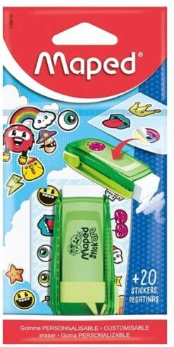 Maped Veger 120410 Met Art Stickerset, Potloodgum, Eraser 12 Maped Veger 120410 Met Art Stickerset, Potloodgum, Eraser -Kantoorbenodigdheden 1125490 3