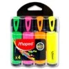 Maped Highlighters 742547, Assorted Set/4, Markeerstiften -Kantoorbenodigdheden 1126175 0 2