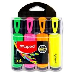 Maped Highlighters 742547, Assorted Set/4, Markeerstiften
