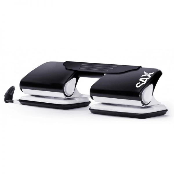 SAX 4-gaats Perforeermachine Zwart 300vellen 300sh 030019 3 SAX 4-gaats Perforeermachine Zwart 300vellen 300sh 030019