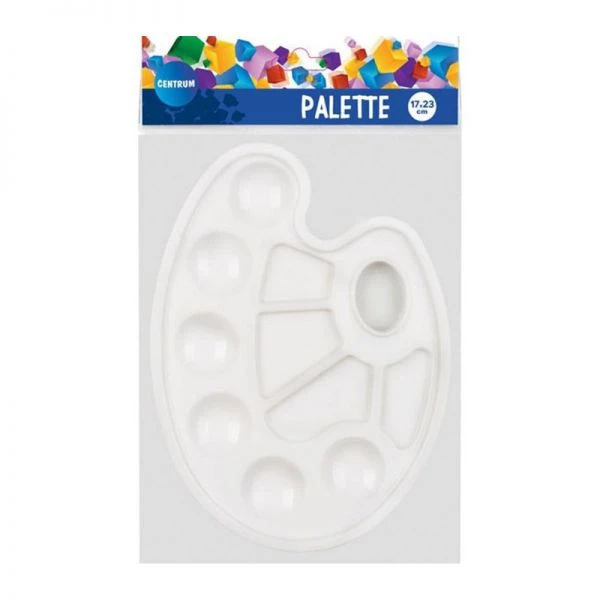 Plastic Verfpallet Ovaal 17x23cm Verfbord Centrum #87502 3 Plastic Verfpallet Ovaal 17x23cm Verfbord Centrum #87502