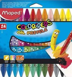 Maped ColorPeps Oliekrijtjes 864012, Wasco, Crayons Set/24