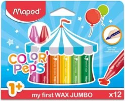 Maped ColorPeps Jumbo Waskrijtjes 861311, Wasco, Crayons 1+