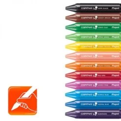 Maped ColorPeps Jumbo Waskrijtjes 861311, Wasco, Crayons 1+ -Kantoorbenodigdheden 1240116 3