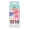 R.T. Art Creation Glas&Porseleinverf Roze-Zilver 30ml|Set/4 -Kantoorbenodigdheden 1250321 0