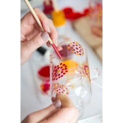 R.T. Art Creation Glas&Porseleinverf Roze-Frost 30ml|Set/4 -Kantoorbenodigdheden 1250323 4