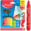 Maped Windowmarkers 844820, Glasstiften, Raamstiften Set/6 -Kantoorbenodigdheden 1250726 0