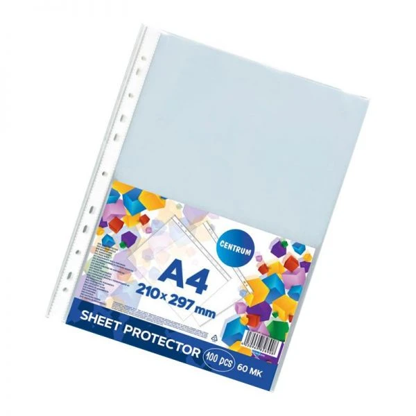 Centrum 11-rings Bladbeschermers 60mic|A4 (100st) #82890 3 Centrum 11-rings Bladbeschermers 60mic|A4 (100st) #82890