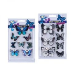 Centrum 3D DecoratieStickers 30x40-20x30mm |Vlinders #80759