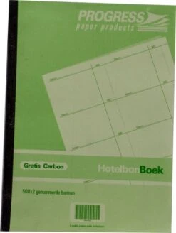 Progress Blanco 2-voud Hotelbonboek