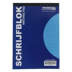 A4 Gelinieerd Schrijfblok Notitieblok Gelijnd 100vellen #Prg