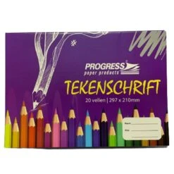 A4 Tekenschrift Progress 29.7x21cm 00 Vellen #Prg -Kantoorbenodigdheden 2460200 3 2