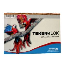 A4 Tekenschrift Met Spiralen 29.7x21cm 00 Vellen #Prg