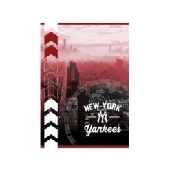 Geruite NY Yankees MLB Schoolschrift A4, Ruitjes Schrift