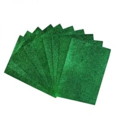 Faibo 'Eva' Glitter Kraftfoam 40x60cm|Donkergroen #1659-04