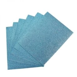 Faibo 'Eva' Glitter Kraftfoam 40x60cm|Blauw #665-07