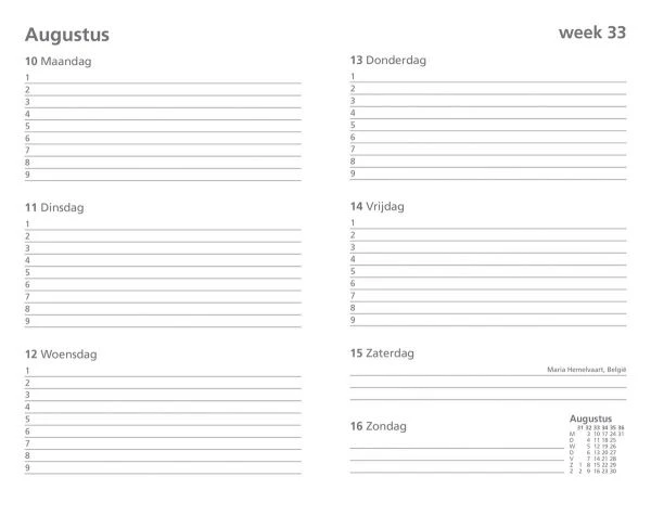 Ryam 18maanden Juli '22 - Dec '23 Kantooragenda A5 2023 4 Ryam 18maanden Juli '22 - Dec '23 Kantooragenda A5 2023 - Afbeelding 2