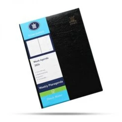 A4 Kantooragenda 2023 1WK/2PG | Zwart Ryam 82416033