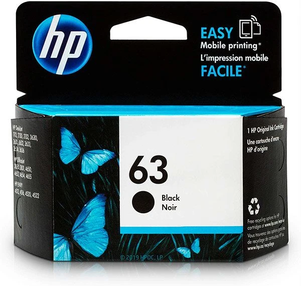HP 63 Ink Cartridge | Zwart HP63 Black Inkt 3 HP 63 Ink Cartridge | Zwart HP63 Black Inkt