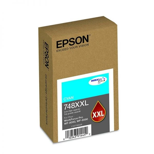 EPSON INK CARTR.CYAN T748XXL220-AL INTC#AS207EPS31