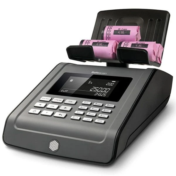 Safescan 6185 SX Geldtelweegschaal Telmachine Coincounter 9 Safescan 6185 SX Geldtelweegschaal Telmachine Coincounter - Afbeelding 7