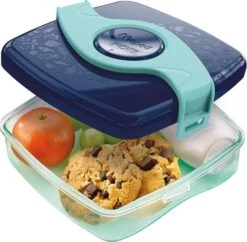 Maped Lunchbox 870304, Snackbox, Broodbak, Fruitbak Blauw -Kantoorbenodigdheden 8113003 3 14