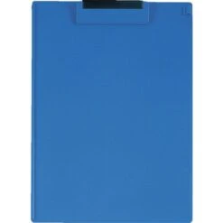 CLIPBOARD PLASTIC BLAUW 25.7X36.4CM B4E OPEN.IND#CB-100