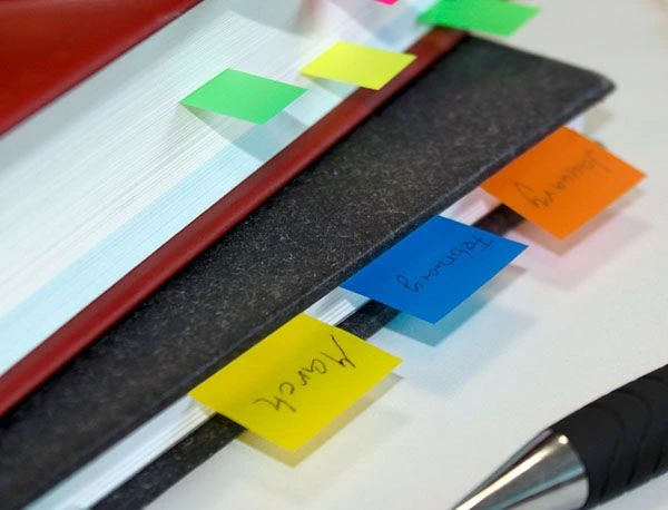 Blauwe Sticky Notes Bladwijzers 50vlaggen #7728-81 3 Blauwe Sticky Notes Bladwijzers 50vlaggen #7728-81 - Afbeelding 2